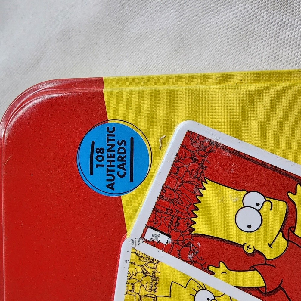 Vintage The Simpsons 2001 UNO Card Game Special Edition in Deluxe Collector Tin - Picture 5 of 8